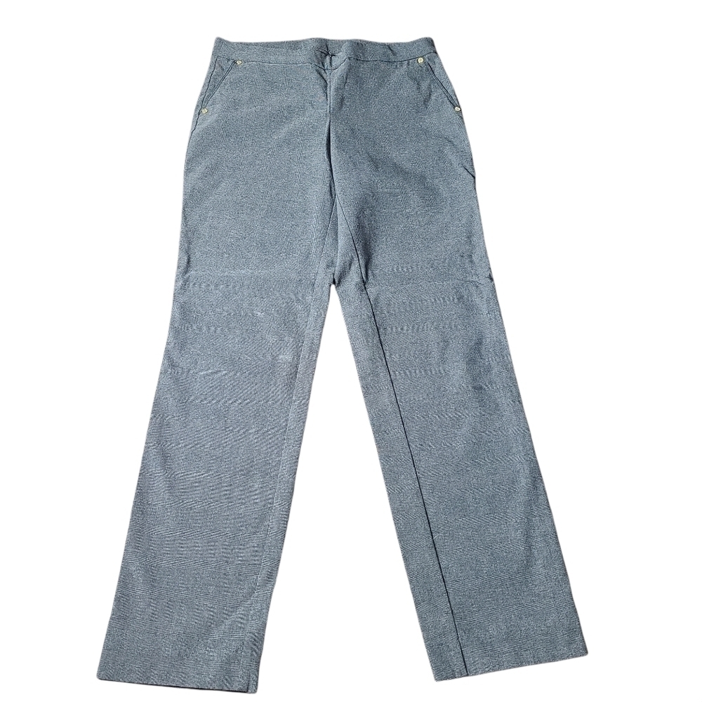 Anne  Klein gray slim fit pull on dressy womens pants